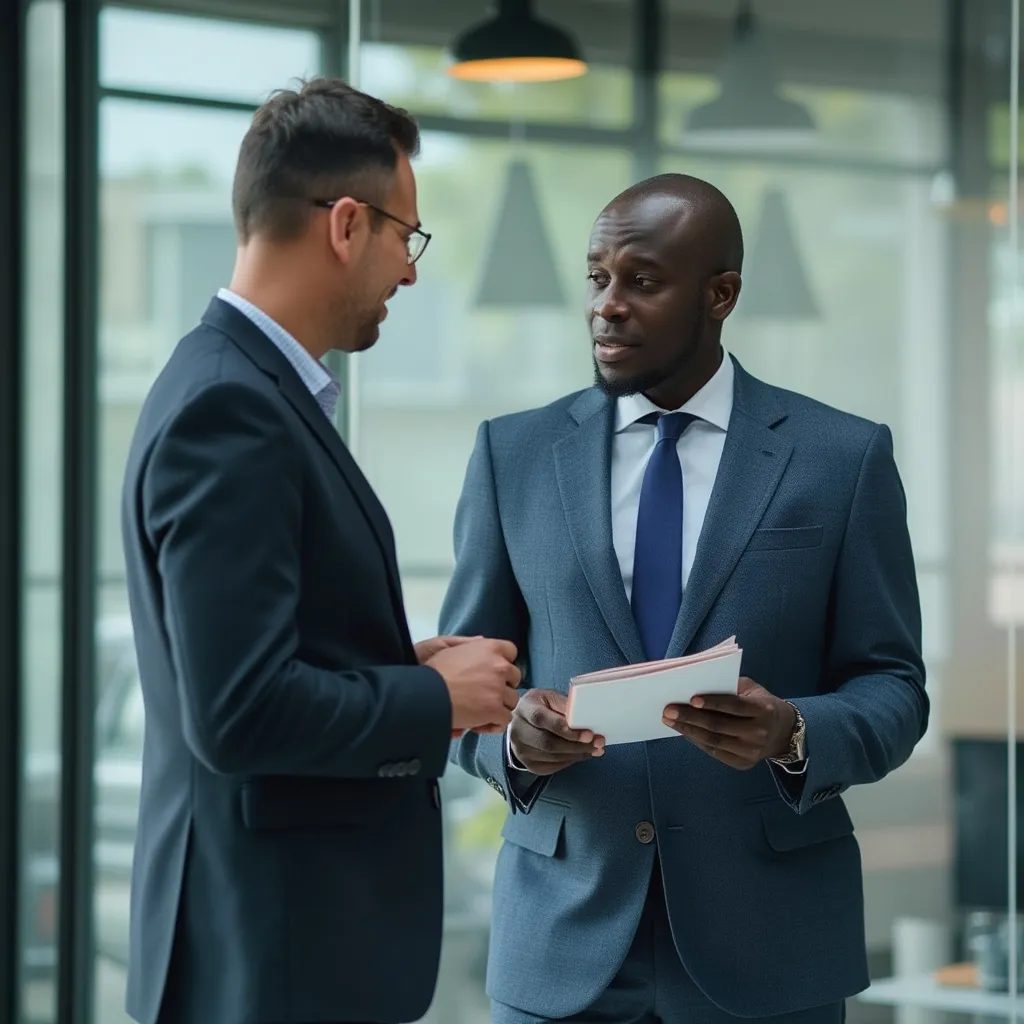 Consulting session with a client
